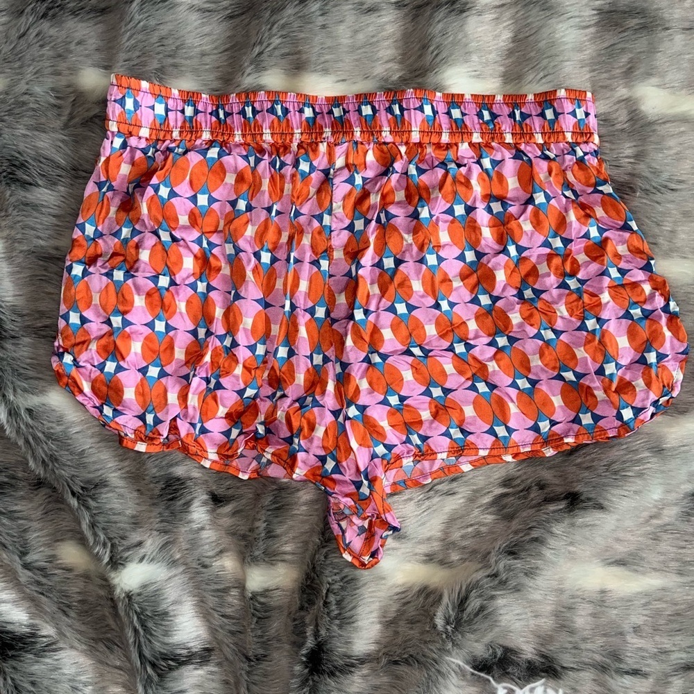 Anthropologie the Lilly geometric pj Shorts sz large L - Picture 7 of 8